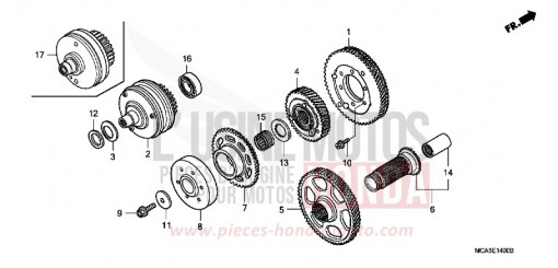 PRIMAIRE A ENGRENAGE GL1800A5 de 2005